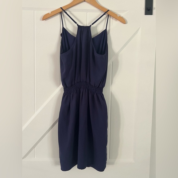 BCBGeneration Blue Ruffle Dress - Picture 2 of 4